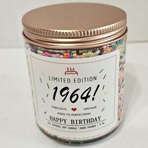 Congrats, 1964 Birthday Candle, 9oz Birthday Cake Scent